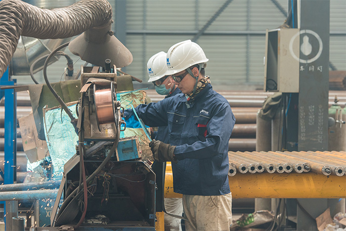 孝感网架自动化焊接